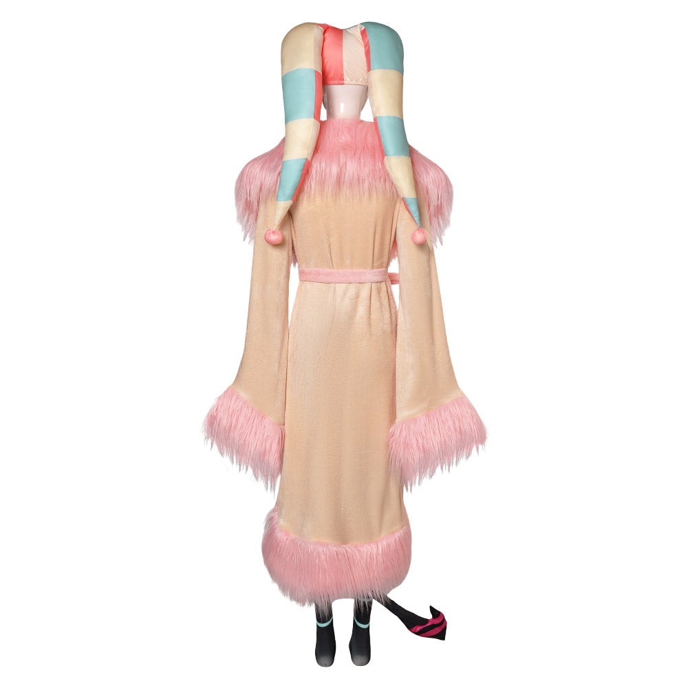 Helluva Boss Hazbin Hotel Fizzarolli Women Pink Robe Set Party Carnival Halloween Cosplay Costume From Yinocosplay.com
