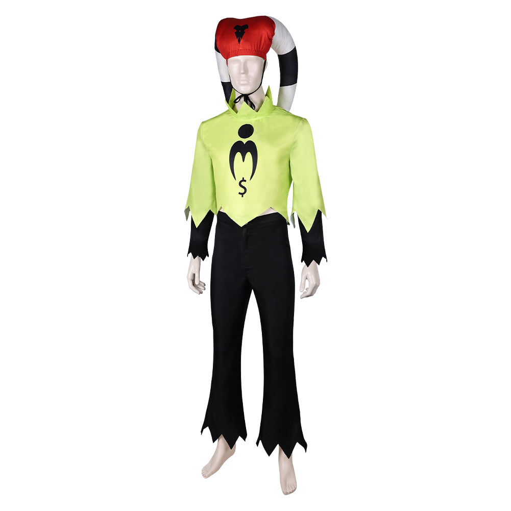 Helluva Boss Hazbin Hotel Fizzarolli Yellow Suit With Hat Party Carnival Halloween Cosplay Costume From Yinocosplay.com