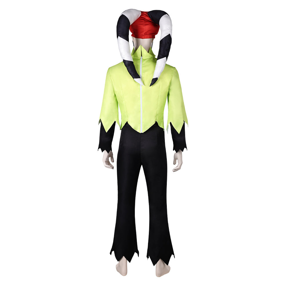 Helluva Boss Hazbin Hotel Fizzarolli Yellow Suit With Hat Party Carnival Halloween Cosplay Costume From Yinocosplay.com