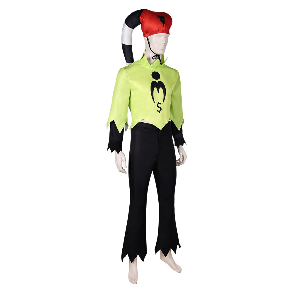 Helluva Boss Hazbin Hotel Fizzarolli Yellow Suit With Hat Party Carnival Halloween Cosplay Costume From Yinocosplay.com