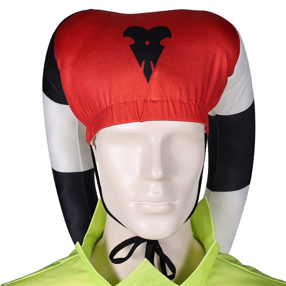 Helluva Boss Hazbin Hotel Fizzarolli Yellow Suit With Hat Party Carnival Halloween Cosplay Costume From Yinocosplay.com
