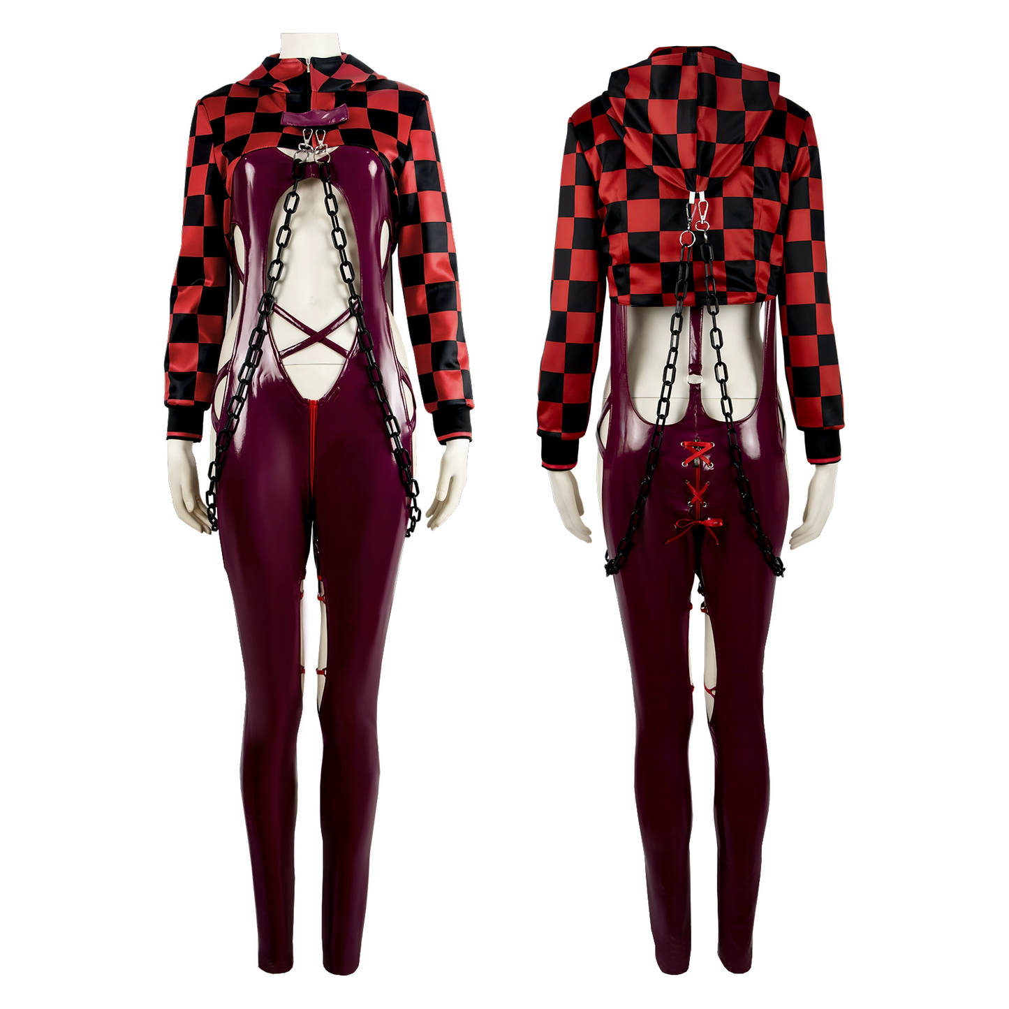 Stellar Blade EVE Racer's High Suit Party Carnival Halloween Cosplay Costume From Yinocosplay.com