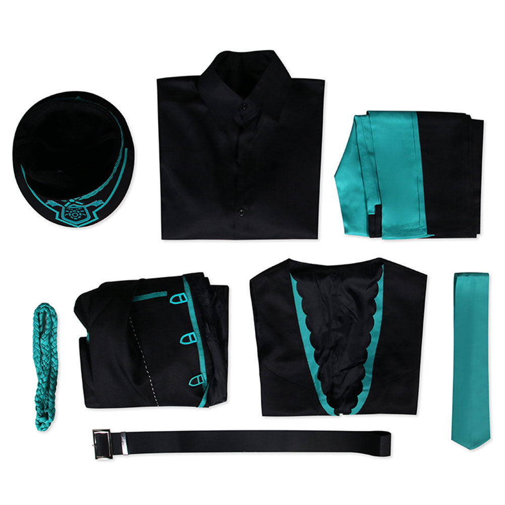 Limbus Company Ishmael Women Green Outfit Party Carnival Halloween Cosplay Costume From Yinocosplay.com