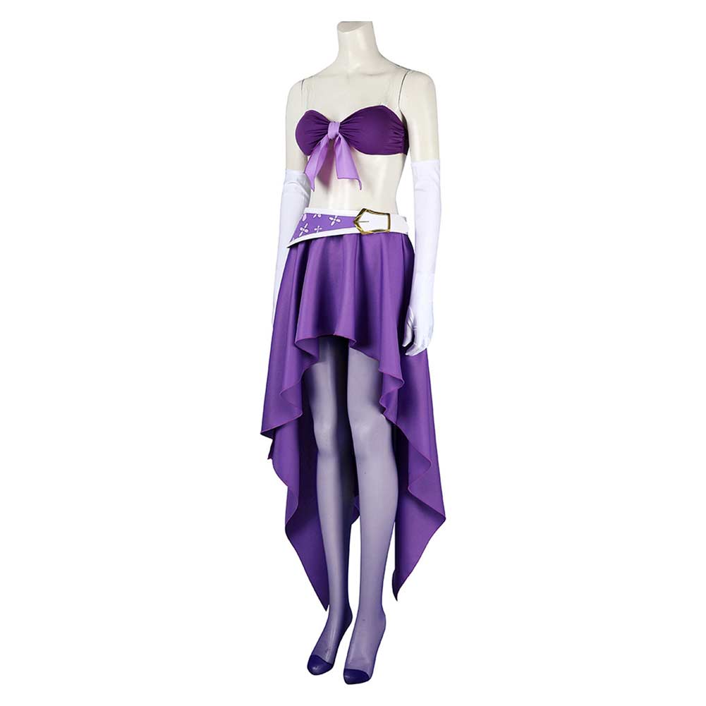Nico Robin 15th Anniversary Women Purple Dress Cosplay Costume From Yinocosplay.com