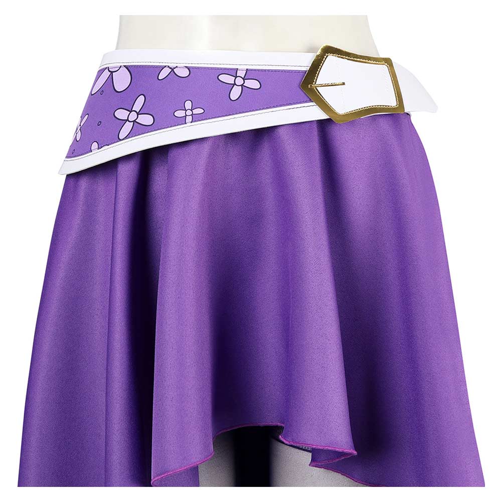 Nico Robin 15th Anniversary Women Purple Dress Cosplay Costume From Yinocosplay.com
