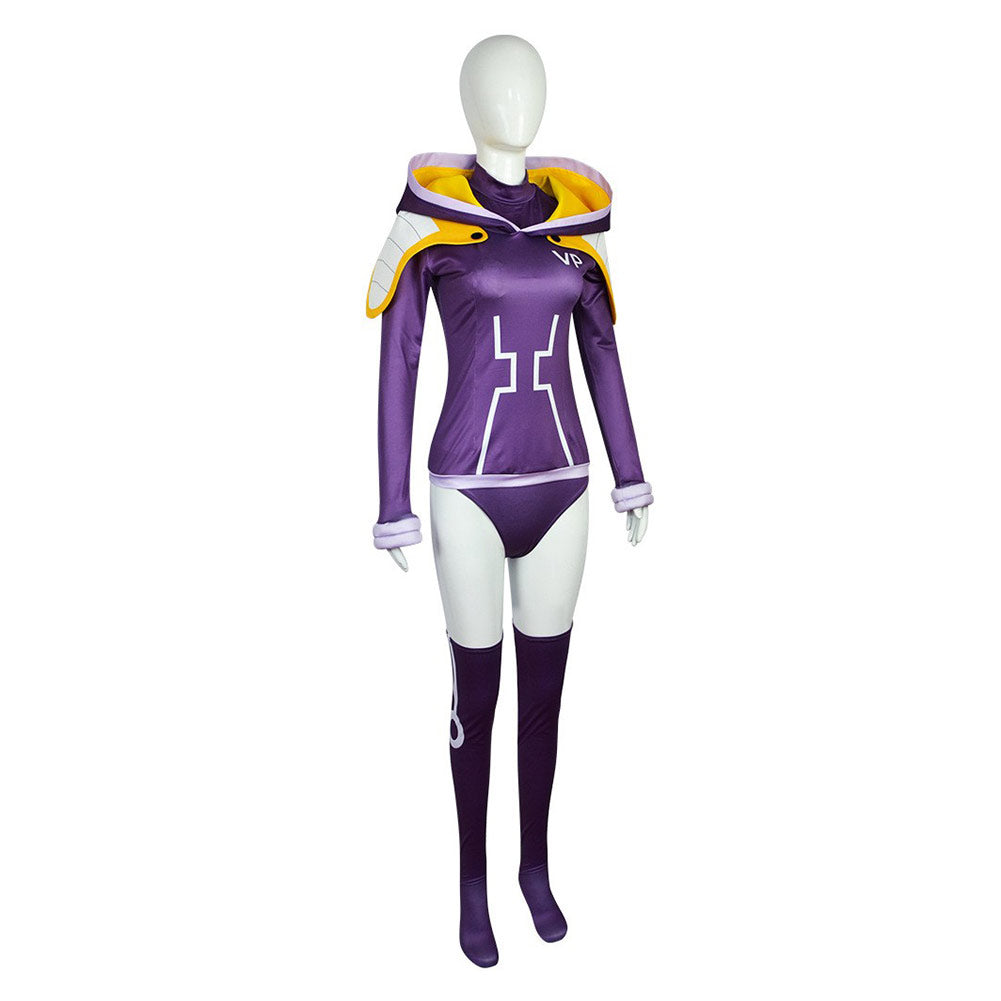 One Piece Egghead Arc Jewelry Bonney Women Purple Outfit Party Carnival Halloween Cosplay Costume From Yinocosplay.com