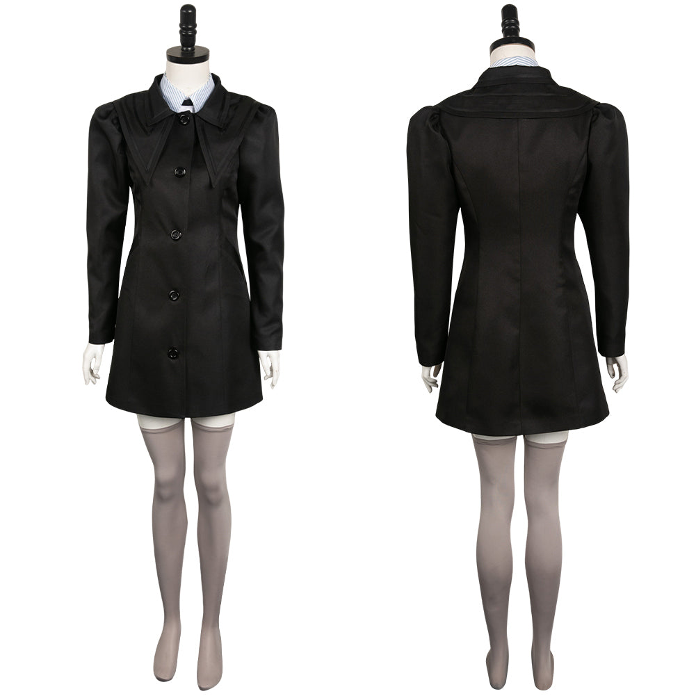 Bella Baxter Women Black Outfit Cosplay Costume From Yinocosplay.com