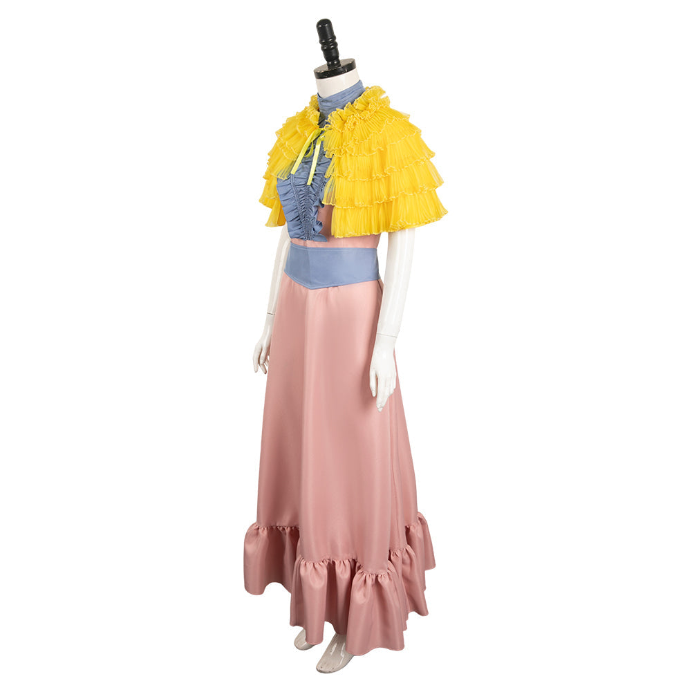 Poor Things Bella Baxter Women Pink Blue Dress Party Carnival Halloween Cosplay Costume From Yinocosplay.com