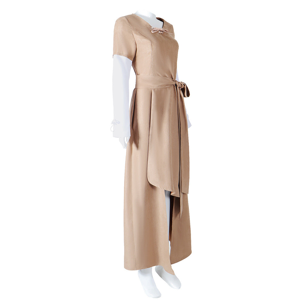 Princess Leia Women Khaki Dress Party Carnival Halloween Cosplay Costume From Yinocosplay.com
