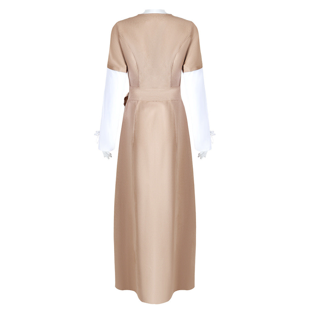 Princess Leia Women Khaki Dress Party Carnival Halloween Cosplay Costume From Yinocosplay.com