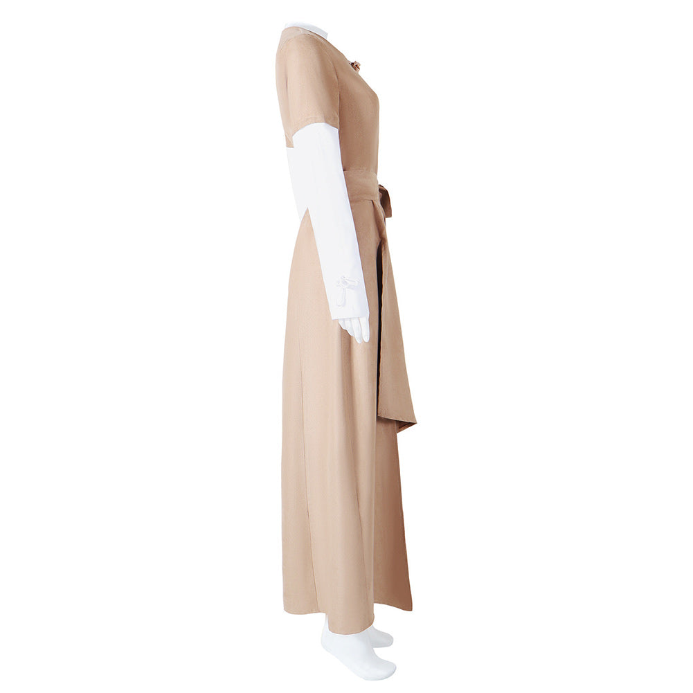 Princess Leia Women Khaki Dress Party Carnival Halloween Cosplay Costume From Yinocosplay.com