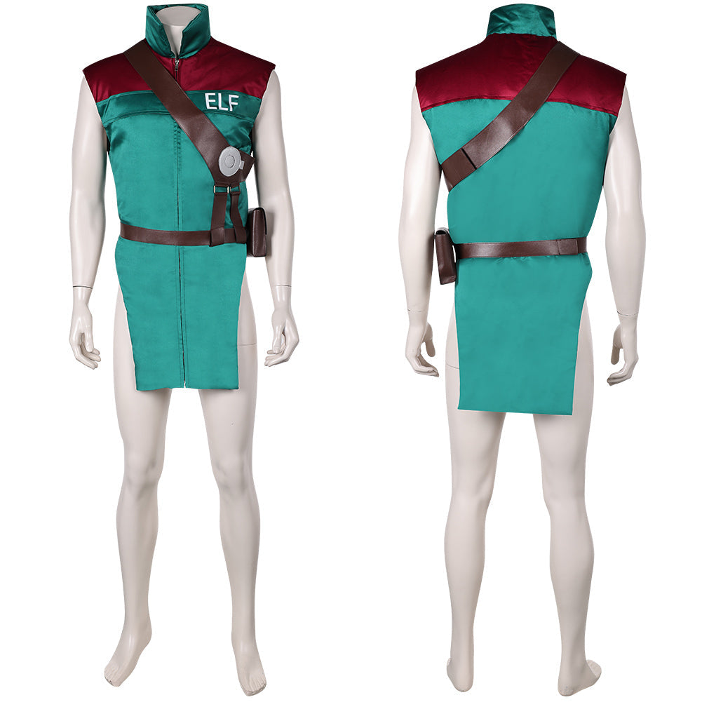 Garcia Green Red Vest Set Cosplay Costume From Yinocosplay.com