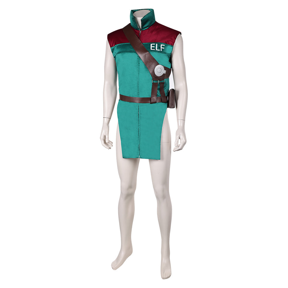 Garcia Green Red Vest Set Cosplay Costume From Yinocosplay.com