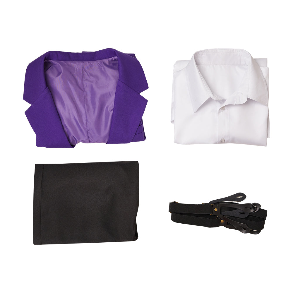 Oswald Cobblepot Purple Outfit Cosplay Costume From Yinocosplay.com