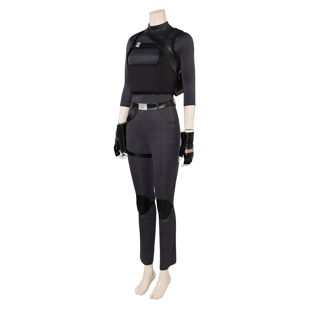 Lara Croft Women Black Outfit Cosplay Costume From Yinocosplay.com