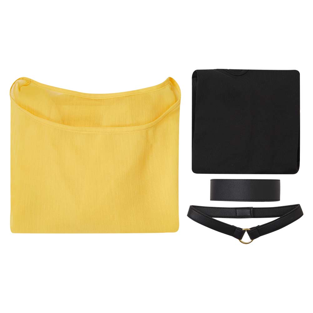 Watchmen Chapter I (2024) Silk Spectre Women Yellow Outfit Party Carnival Halloween Cosplay Costume From Yinocosplay.com