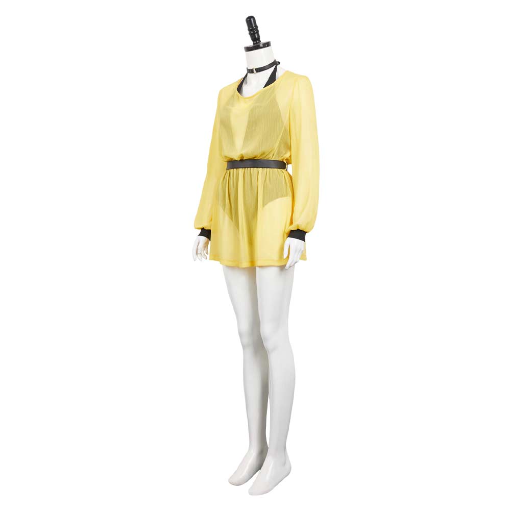 Watchmen Chapter I (2024) Silk Spectre Women Yellow Outfit Party Carnival Halloween Cosplay Costume From Yinocosplay.com
