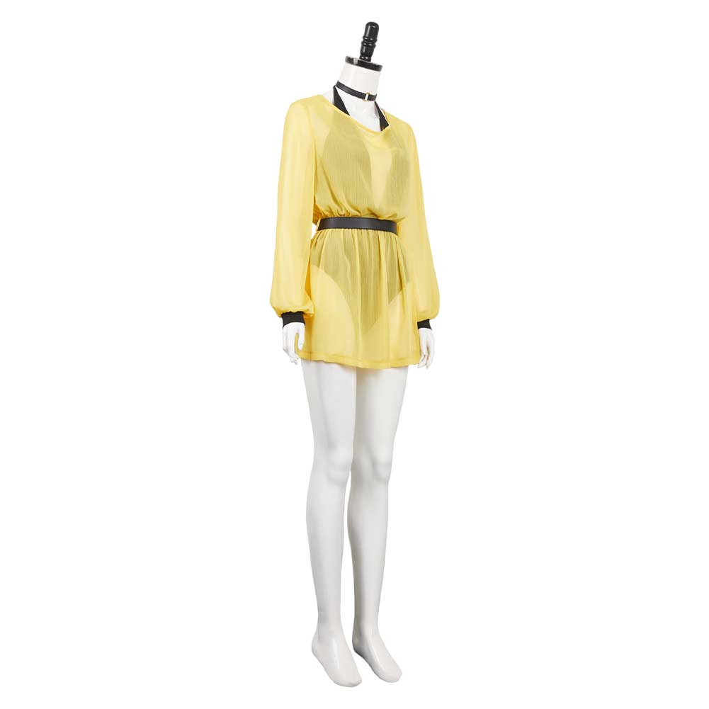 Watchmen Chapter I (2024) Silk Spectre Women Yellow Outfit Party Carnival Halloween Cosplay Costume From Yinocosplay.com