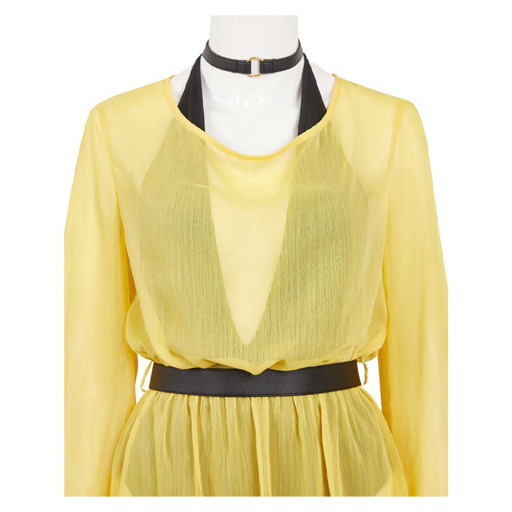 Watchmen Chapter I (2024) Silk Spectre Women Yellow Outfit Party Carnival Halloween Cosplay Costume From Yinocosplay.com