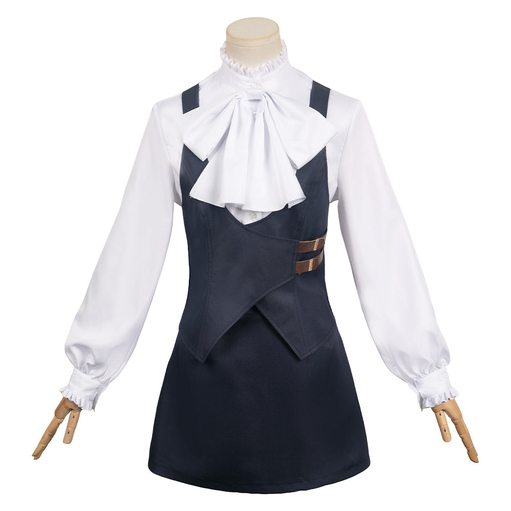 Yor Forger Women Blue And White Dress Cosplay Costume From Yinocosplay.com