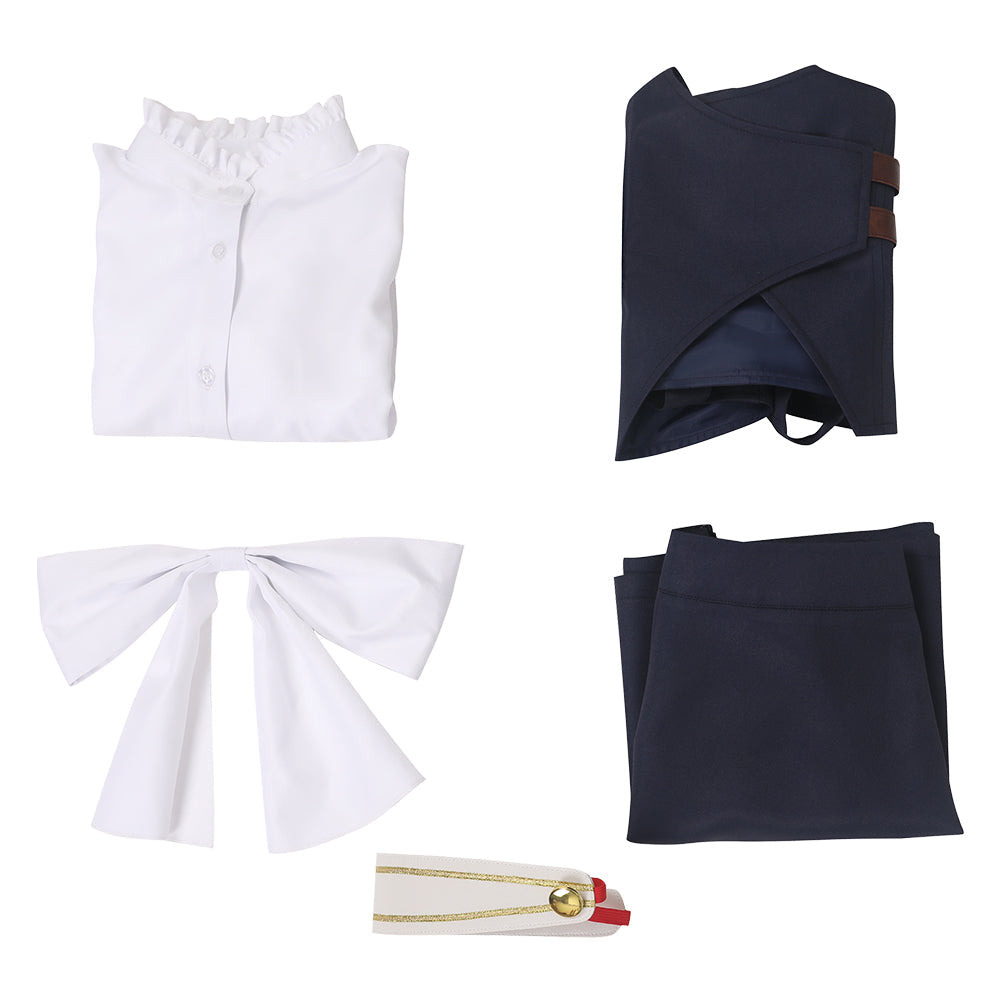 Yor Forger Women Blue And White Dress Cosplay Costume From Yinocosplay.com