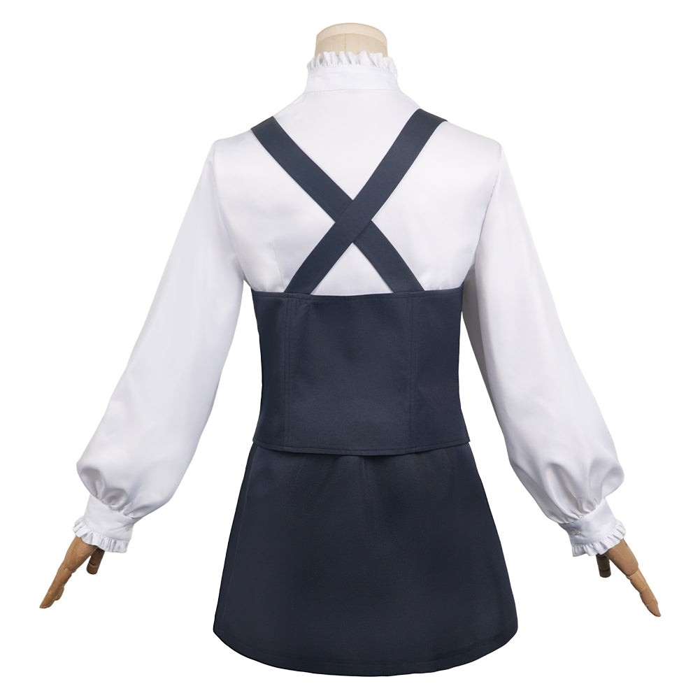 Yor Forger Women Blue And White Dress Cosplay Costume From Yinocosplay.com