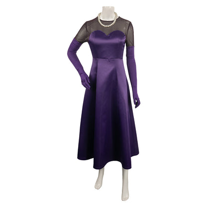 Lilith Women Purple Dress Cosplay Costume From Yinocosplay.com