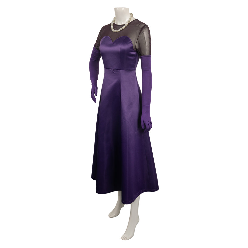 Lilith Women Purple Dress Cosplay Costume From Yinocosplay.com