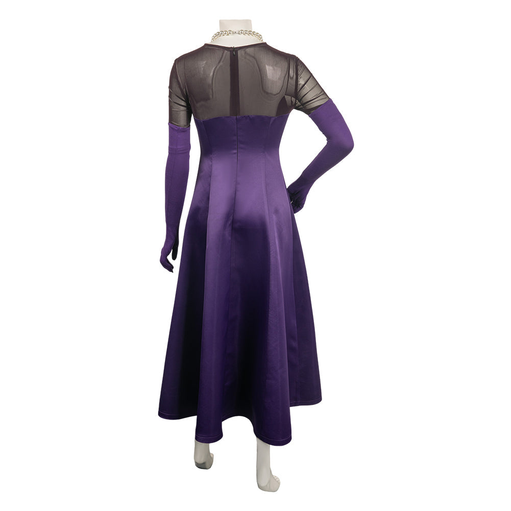 Lilith Women Purple Dress Cosplay Costume From Yinocosplay.com