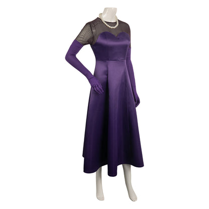 Lilith Women Purple Dress Cosplay Costume From Yinocosplay.com