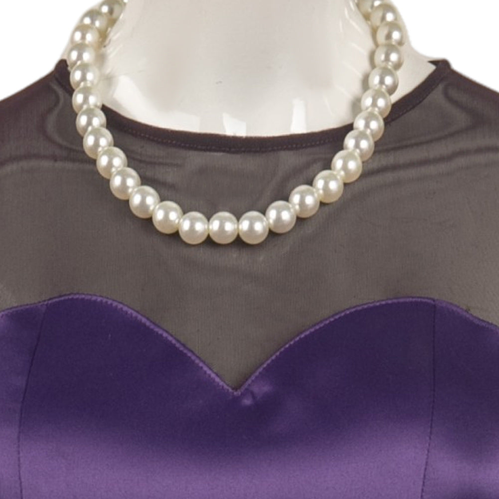 Lilith Women Purple Dress Cosplay Costume From Yinocosplay.com