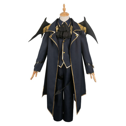 Blue Lock Nagi Seishiro Dark Blue Devil Outfit Party Carnival Halloween Cosplay Costume From Yinocosplay.com