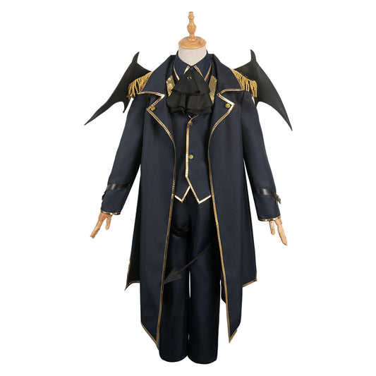 Blue Lock Nagi Seishiro Dark Blue Devil Outfit Party Carnival Halloween Cosplay Costume From Yinocosplay.com
