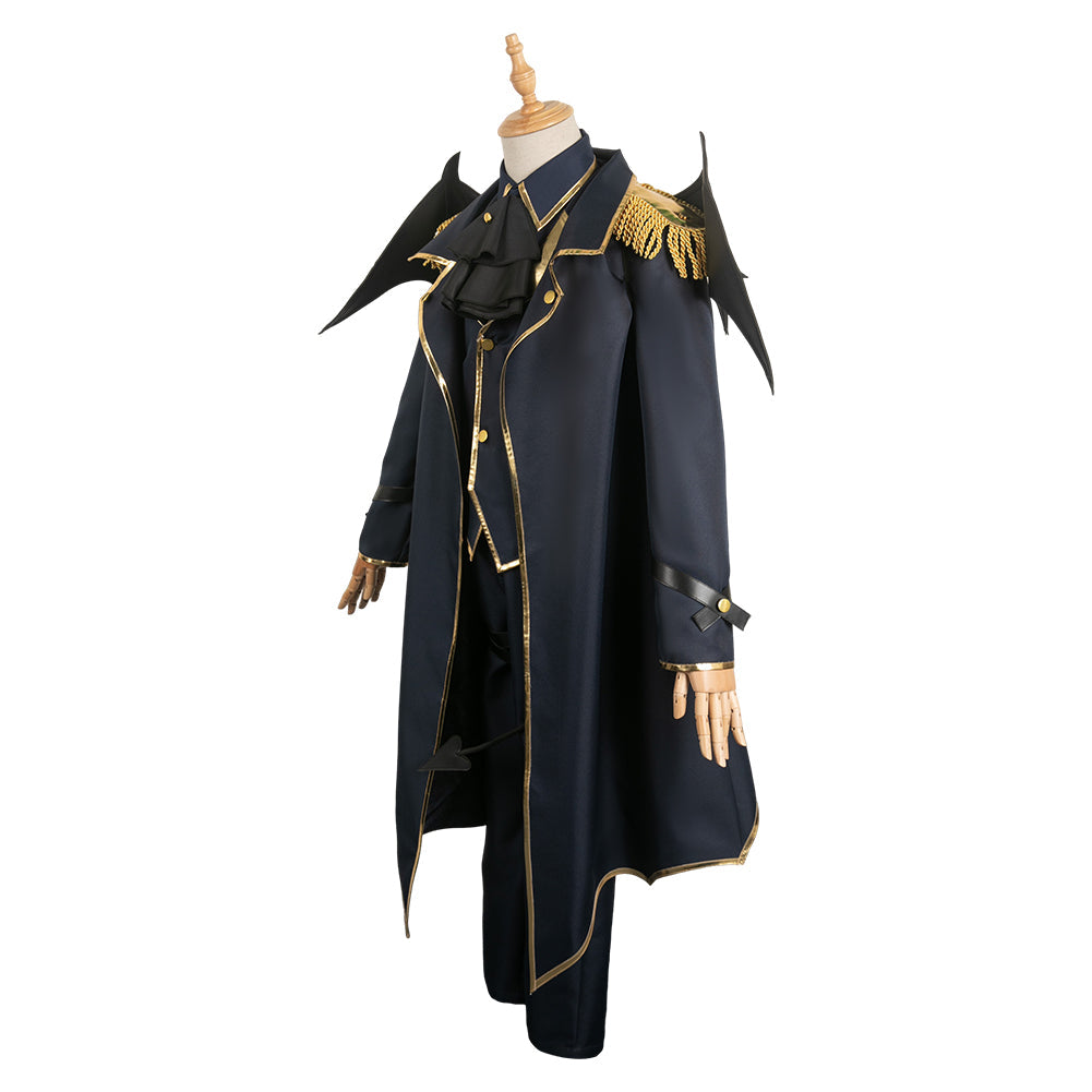 Blue Lock Nagi Seishiro Dark Blue Devil Outfit Party Carnival Halloween Cosplay Costume From Yinocosplay.com