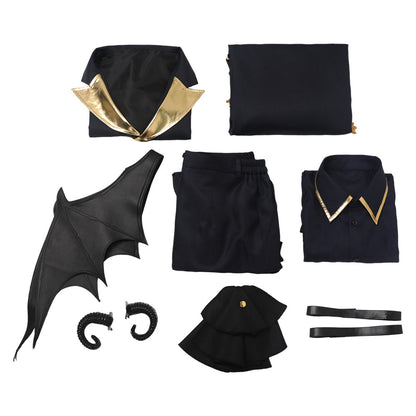 Blue Lock Nagi Seishiro Dark Blue Devil Outfit Party Carnival Halloween Cosplay Costume From Yinocosplay.com
