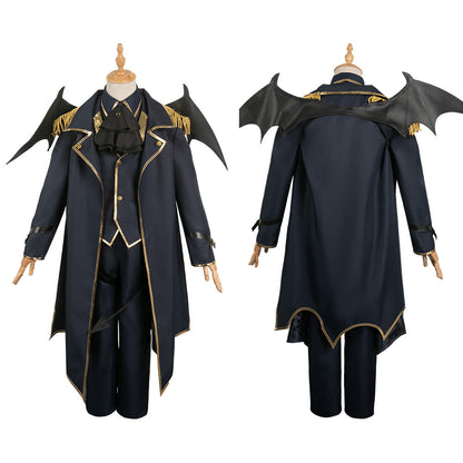 Blue Lock Nagi Seishiro Dark Blue Devil Outfit Party Carnival Halloween Cosplay Costume From Yinocosplay.com