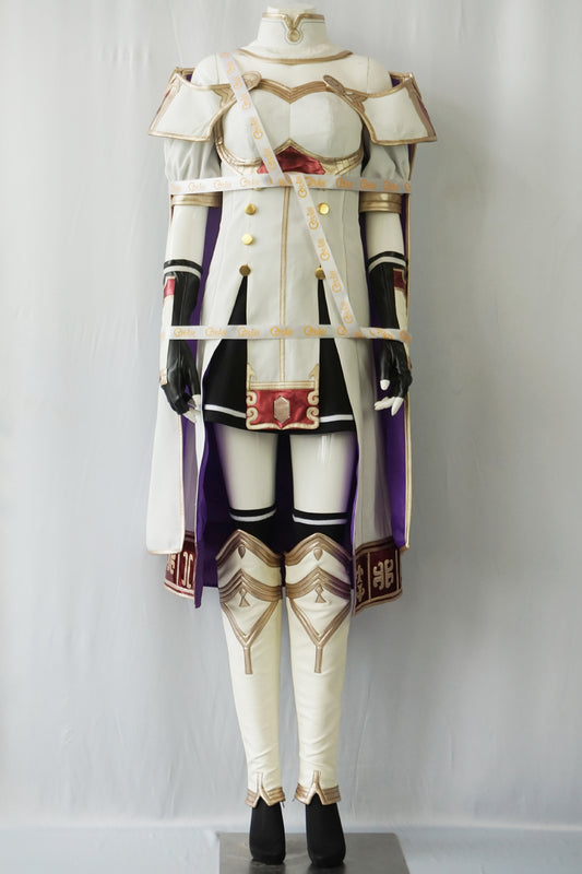 Celica White and Purple Warrior Cosplay Costume From Yinocosplay.com