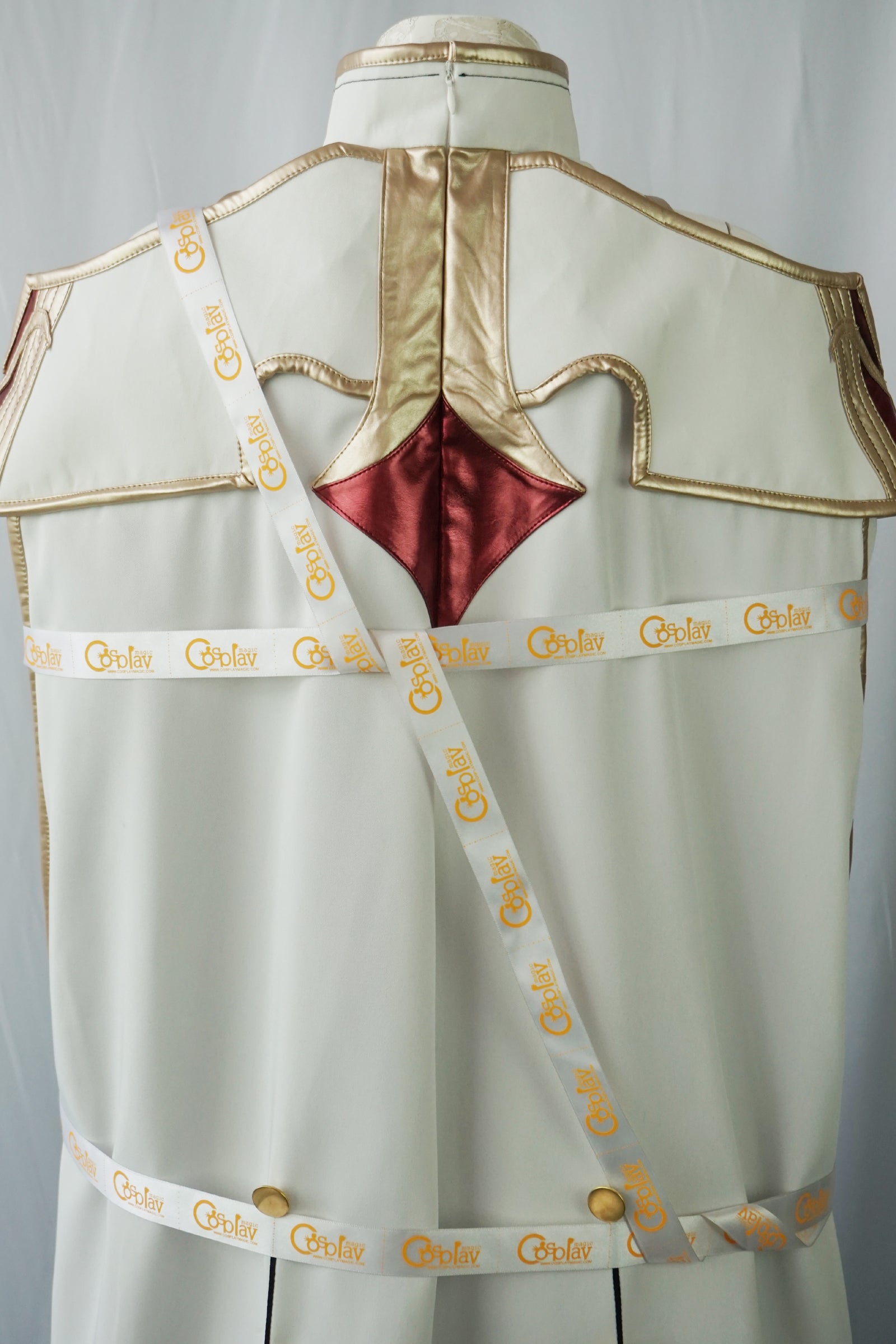 Celica White and Purple Warrior Cosplay Costume From Yinocosplay.com