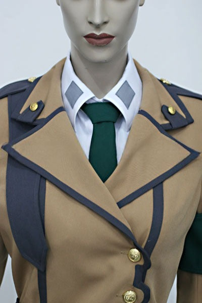 Code Geass Cecile Croomy Beige Military Cosplay Costume From Yinocosplay.com