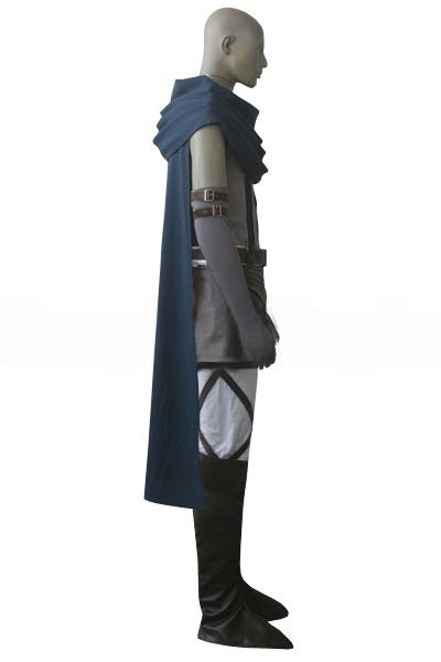 Levi Dark Blue Cloak Cosplay Costume