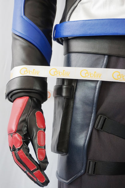 Soldier 76 Black Blue Cosplay Costume From Yinocosplay.com