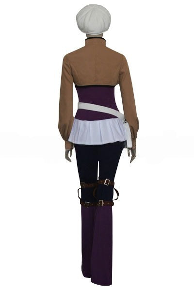 Code Geass C.C. Brown Purple Cosplay Costume From Yinocosplay.com