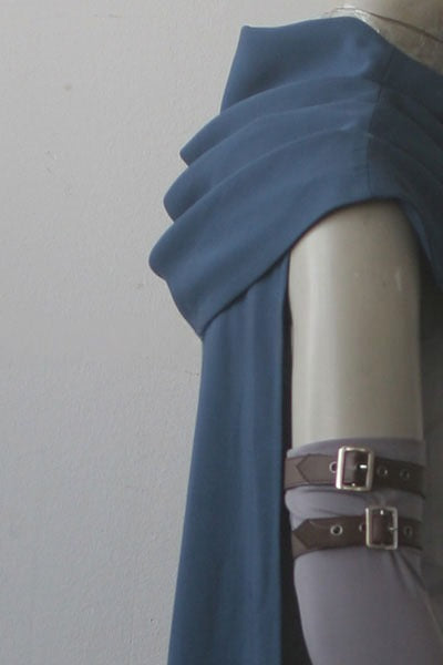 Levi Dark Blue Cloak Cosplay Costume