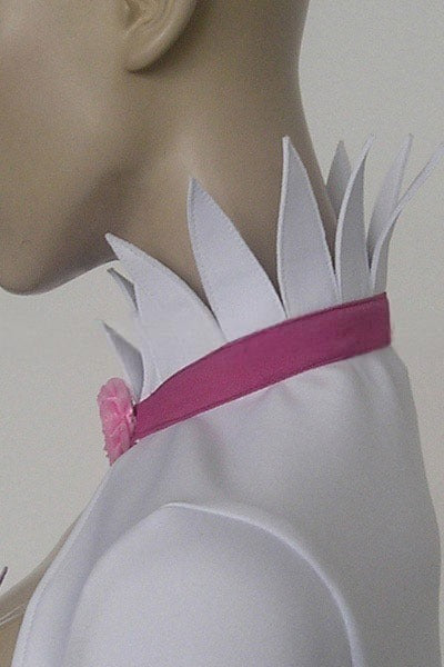 Code Geass Euphemia li Britannia Euphie Pink and White Elegant Gown Dress Cosplay Costume From Yinocosplay.com