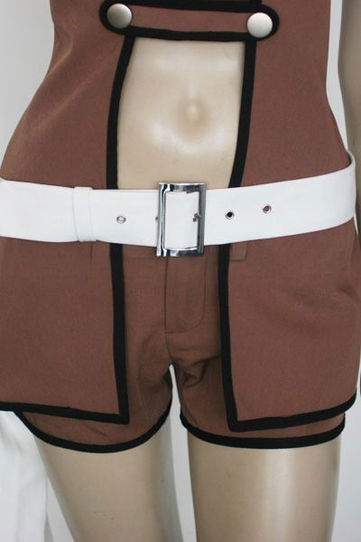 Code Geass Kallen Stadtfeld Brown and Red Cosplay Costume From Yinocosplay.com
