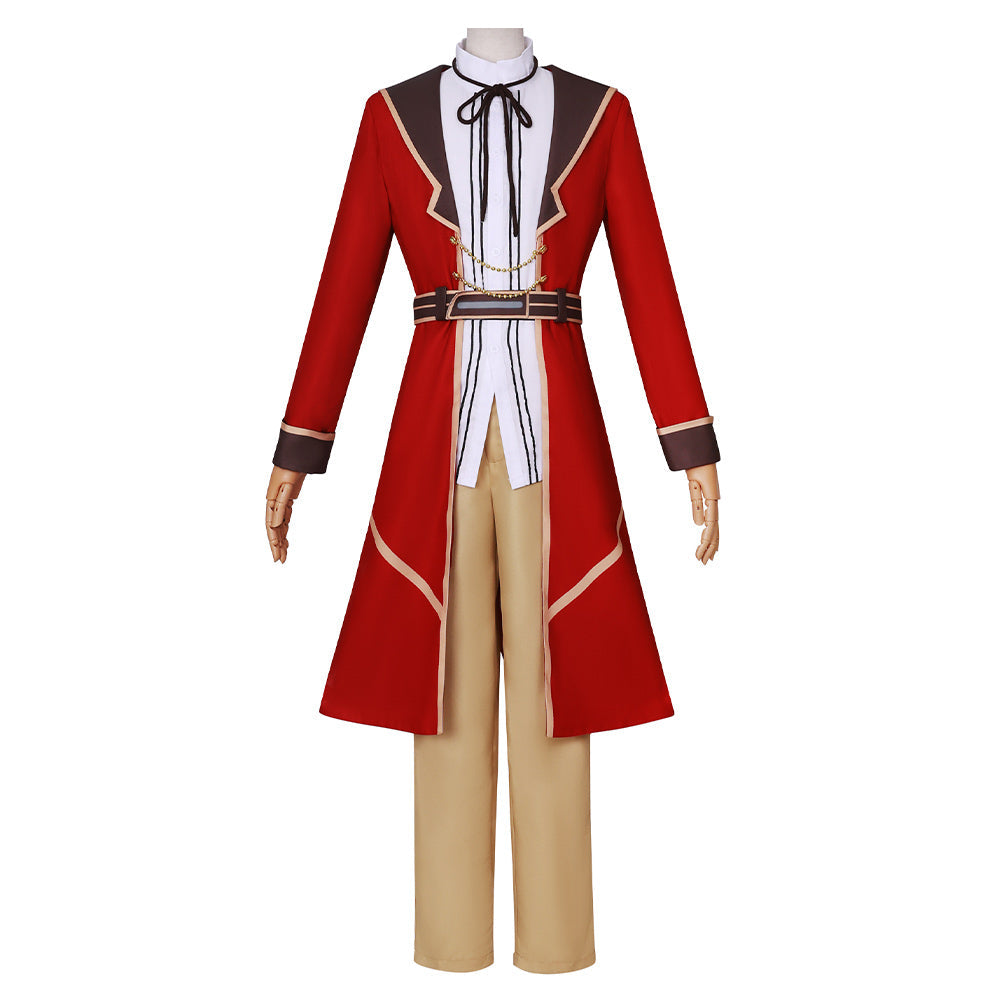 Akuyaku Reijou Level 99 Patrick Ashbatten Red Outfit Party Carnival Halloween Cosplay Costume From Yinocosplay.com
