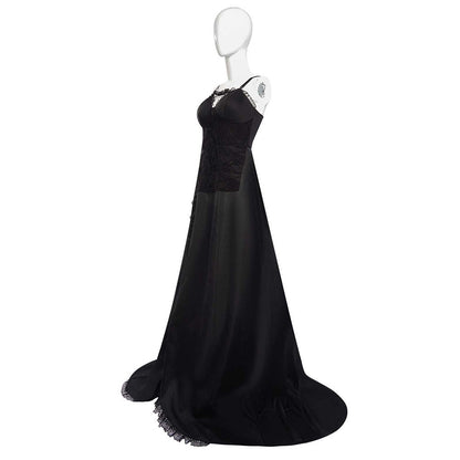 Beetlejuice 2024 Astrid Deetz Women Gothic Black Dress Party Carnival Halloween Cosplay Costume From Yinocosplay.com
