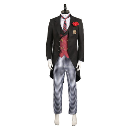 Black Butler Season 4: Public School Arc Edgar Redmond Black Outfit Party Carnival Halloween Cosplay Costume From Yinocosplay.com
