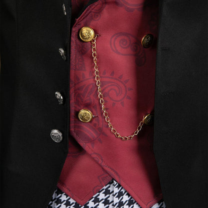 Black Butler Season 4: Public School Arc Edgar Redmond Black Outfit Party Carnival Halloween Cosplay Costume From Yinocosplay.com