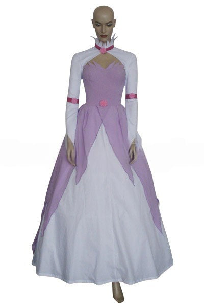 Code Geass Euphemia li Britannia Euphie Pink and White Elegant Gown Dress Cosplay Costume From Yinocosplay.com